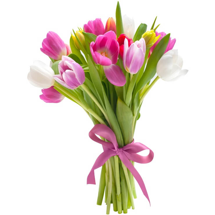 Bukiet Kolorowe Tulipany 